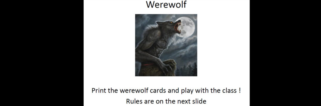 Werewolf Card Game